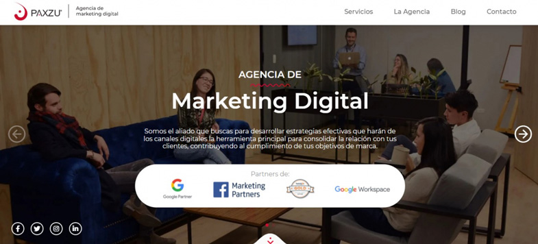 Paxzu - Agencia de Marketing Digital en Colombia