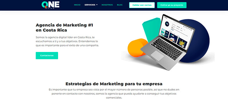 Agencia de marketing Digital One Click Costa Rica
