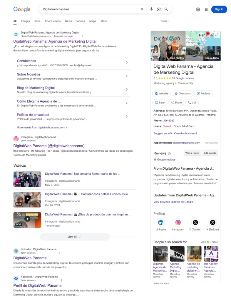 Posicionamiento Web en Panamá
