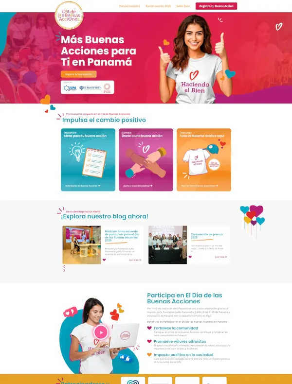 Web design for good deeds day